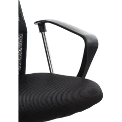 Bureaustoelen|Bureaustoelen-CLP Bureaustoel Washington chroom Frame - Kunstleer - zwart