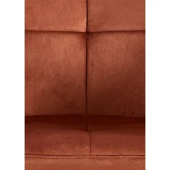 Eetkamerstoelen-CLP Eetkamerstoel Emia zwart Frame - Fluweel - bruin