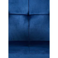 Eetkamerstoelen-CLP Eetkamerstoel Emia zwart Frame - Fluweel - blauw