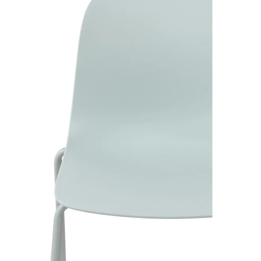 Eetkamerstoelen-CLP Eetkamerstoel Hardin Kunststof - turkis