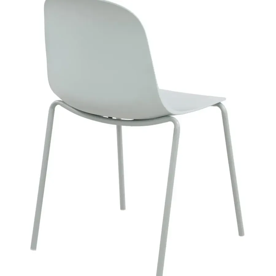 Eetkamerstoelen-CLP Eetkamerstoel Hardin Kunststof - turkis