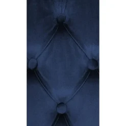 CLP Eetkamerstoel Lisburn walnoot Frame - Fluweel - blauw