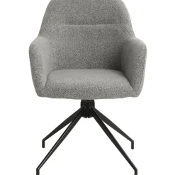 Eetkamerstoelen-CLP Eetkamerstoel Merlinda Stof - grijs