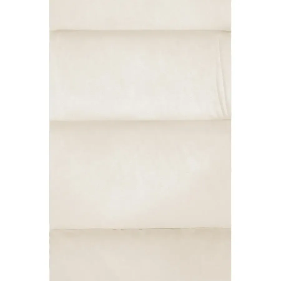 Eetkamerstoelen-CLP Eetkamerstoel Russel zwart Frame - Fluweel - creme