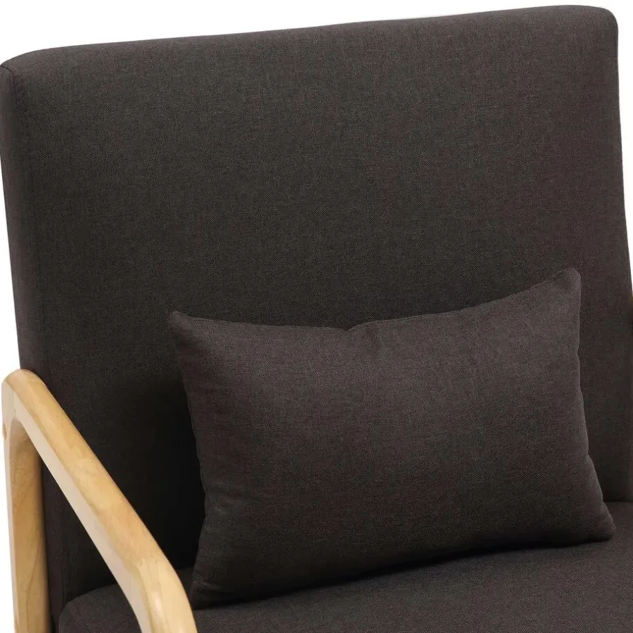 Fauteuils-CLP Fauteuil Hibbing natura Frame - Hout - bruin