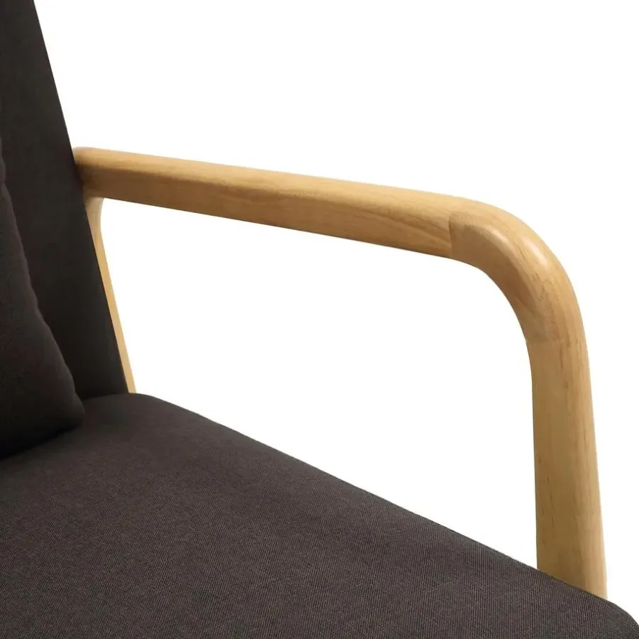 Fauteuils-CLP Fauteuil Hibbing natura Frame - Hout - bruin