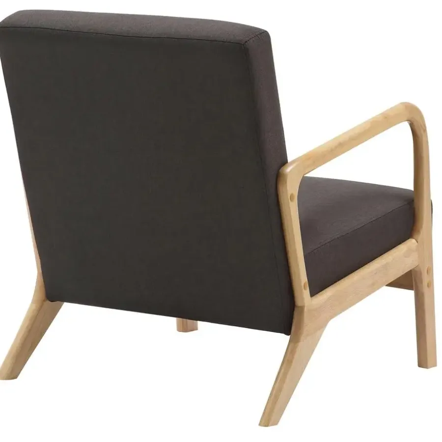Fauteuils-CLP Fauteuil Hibbing natura Frame - Hout - bruin