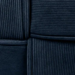 Hockers En Voetenbanken-CLP Hocker Forinta Ribstof - donkerblauw