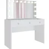 CLP Kaptafel Nettie wit Frame - Hout - wit