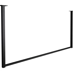 Kledingrekken|Kledingrekken-CLP Kledingrek Fenton 60x120x7 cm - zwart