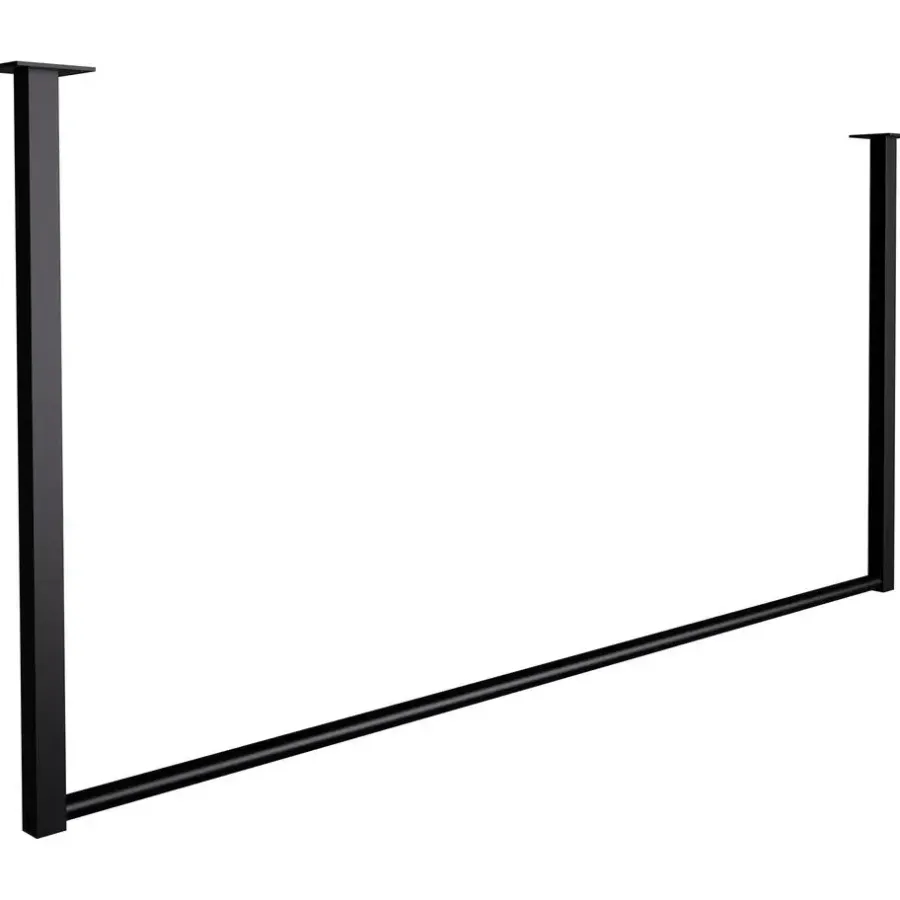 Kledingrekken|Kledingrekken-CLP Kledingrek Fenton 60x120x7 cm - zwart