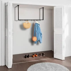 Kledingrekken|Kledingrekken-CLP Kledingrek Fenton 60x120x7 cm - zwart