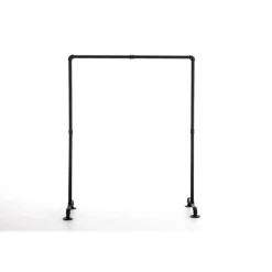 CLP Kledingrek Jersey 150x150x55 cm - zwart