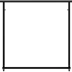 CLP Kledingrek Soran 120x120x50 cm - zwart