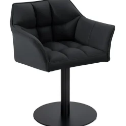 Barkrukken-CLP Lounger Damaso zwart Frame - Kunstleer - zwart
