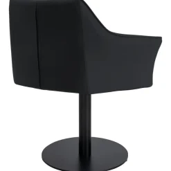 Barkrukken-CLP Lounger Damaso zwart Frame - Kunstleer - zwart
