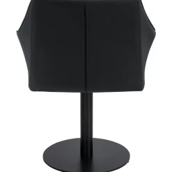 Barkrukken-CLP Lounger Damaso zwart Frame - Kunstleer - zwart