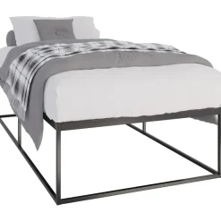 CLP Metalen bed Scala 200x100x46 cm - Zwart