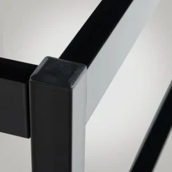 CLP Metalen bed Scala 200x100x46 cm - Zwart