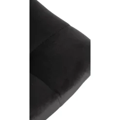CLP Set van 2 Barkruk Jerry zwart Frame - Fluweel - zwart