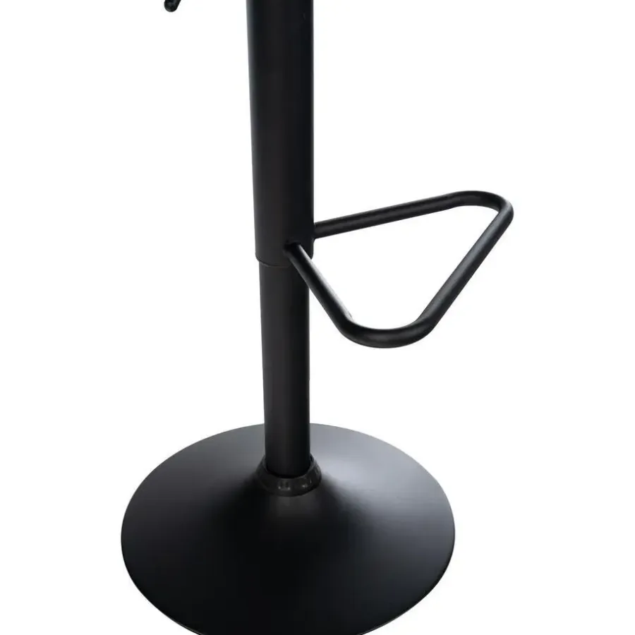 CLP Set van 2 Barkruk Kasson zwart Frame - Stof - zwart