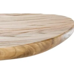 Barkrukken-CLP Set van 2 Barkruk Skelde zwart Frame - Hout - natura