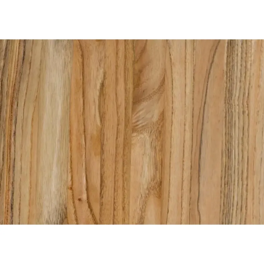 Barkrukken-CLP Set van 2 Barkruk Skelde zwart Frame - Hout - natura