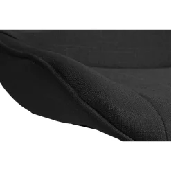 CLP Set van 2 Barkruk Vonore zwart Frame - Stof - zwart