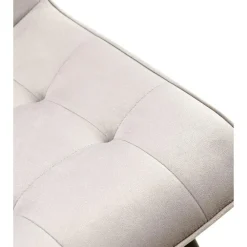 Eetkamerstoelen-CLP Set van 2 Eetkamerstoel Gifford mat zwart Frame - Fluweel - grijs