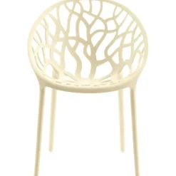 Bistro- & Balkonsets-CLP Set van 2 Tuinstoel Hope Kunststof - creme
