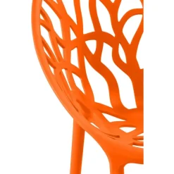 CLP Set van 2 Tuinstoel Hope Kunststof - oranje