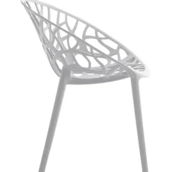 CLP Set van 2 Tuinstoel Hope Kunststof - licht grijs