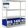 CLP Stellingkast regal Metaal - wit