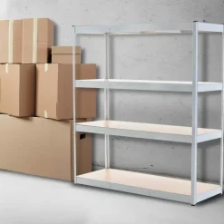 Stellingkasten-CLP Stellingkast Schwerlastregal Metaal - wit