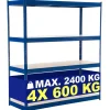 Stellingkasten-CLP Stellingkast Schwerlastregal Metaal - blauw