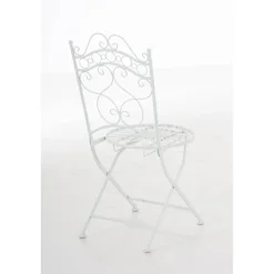 Bistro- & Balkonsets-CLP Tuinstoel Indra Wit