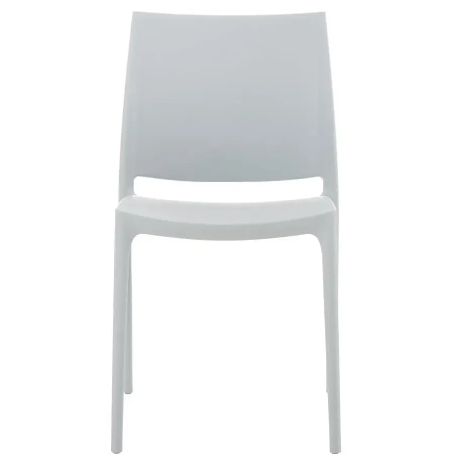 Tuinstoelen-CLP Tuinstoel Maya Zilverkleurig