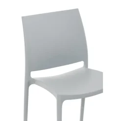 Tuinstoelen-CLP Tuinstoel Maya Zilverkleurig