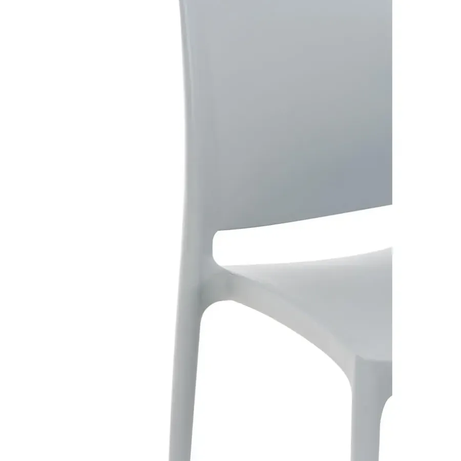 Tuinstoelen-CLP Tuinstoel Maya Zilverkleurig
