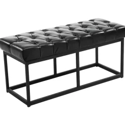 CLP 2-zits Bankje Amun 100 cm - zwart