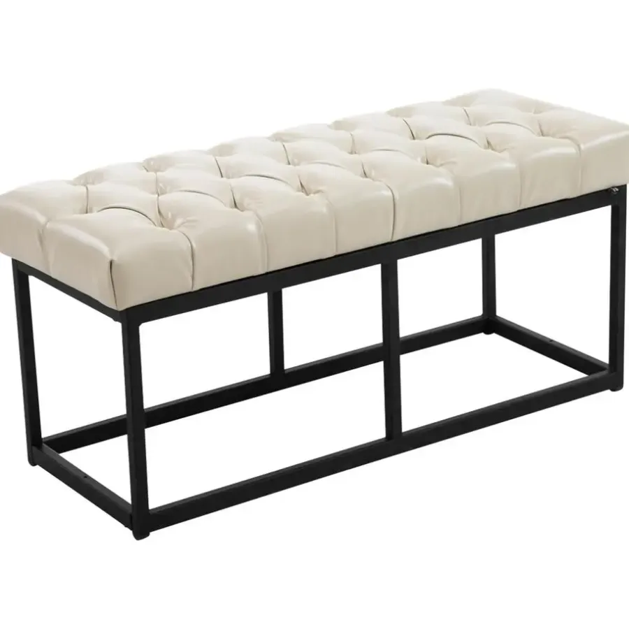 Bankjes-CLP 2-zits Bankje Amun 100 cm - creme