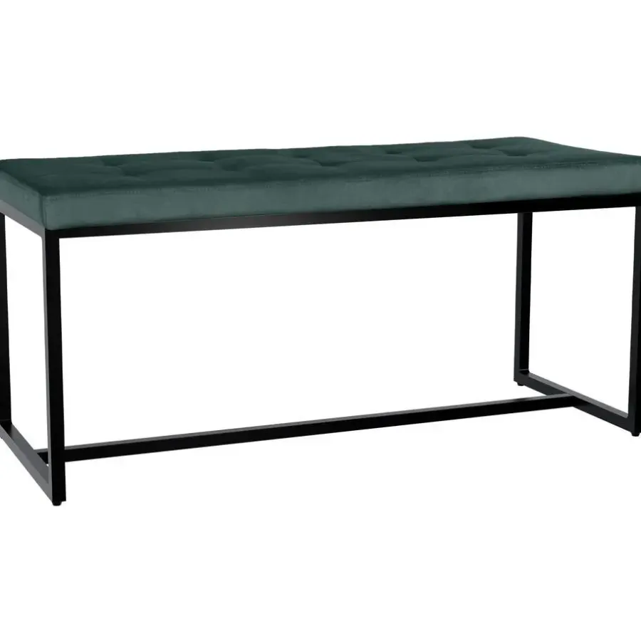 Eetkamerbanken-CLP 2-zits Bankje Barci 100 cm - groen