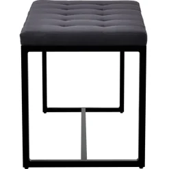 Eetkamerbanken-CLP 2-zits Bankje Barci 100 cm - zwart