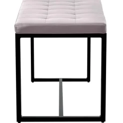 Eetkamerbanken-CLP 2-zits Bankje Barci 100 cm - wit