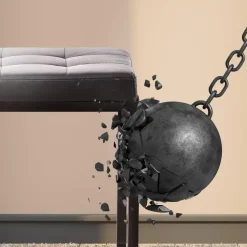 Eetkamerbanken-CLP 2-zits Bankje Barci 100 cm - zwart