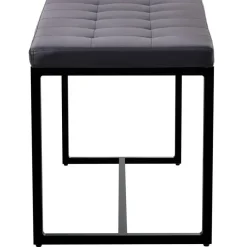 Eetkamerbanken-CLP 2-zits Bankje Barci 100 cm - zwart