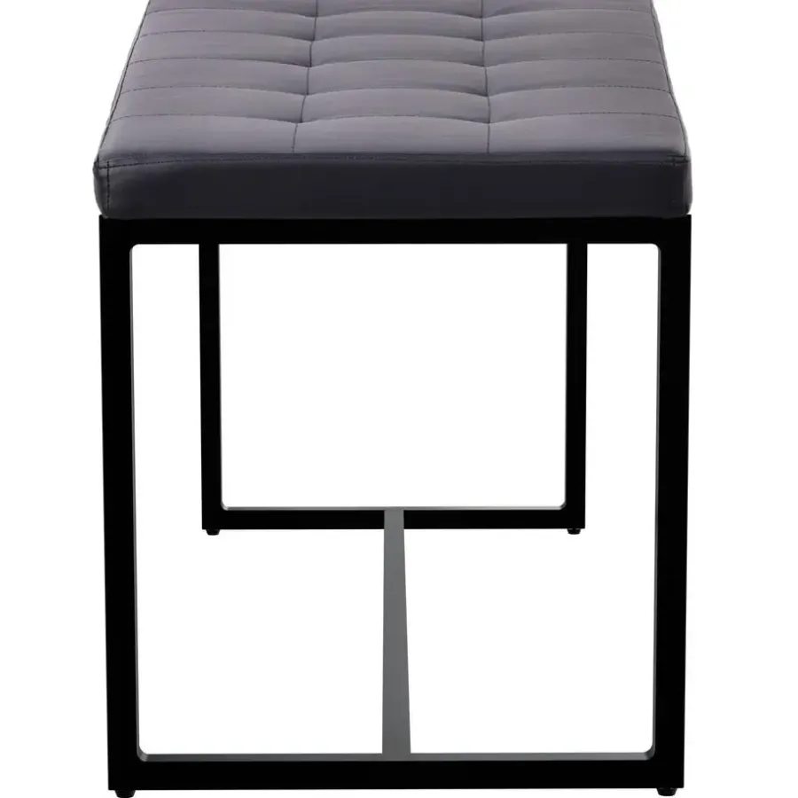 Eetkamerbanken-CLP 2-zits Bankje Barci 100 cm - zwart