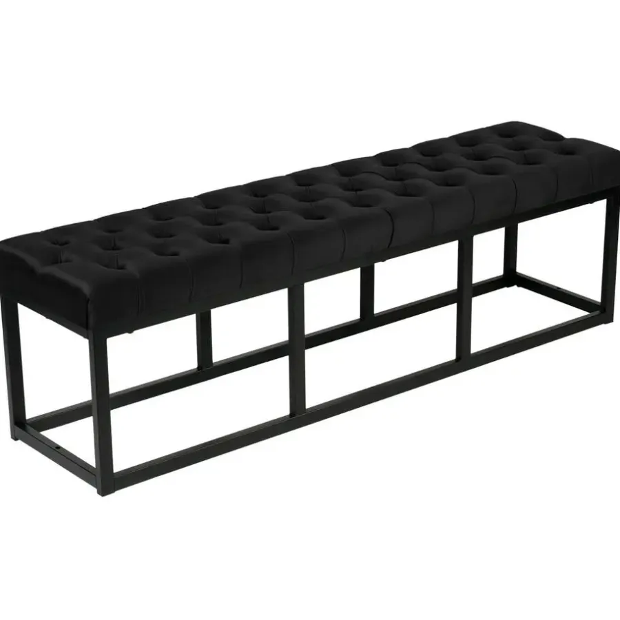 CLP 2-zits Bankje Polson 150 cm - zwart