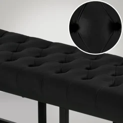 CLP 2-zits Bankje Polson 150 cm - zwart