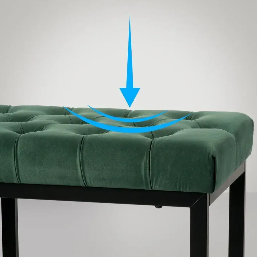 Bankjes-CLP 2-zits Bankje Polson 120 cm - groen